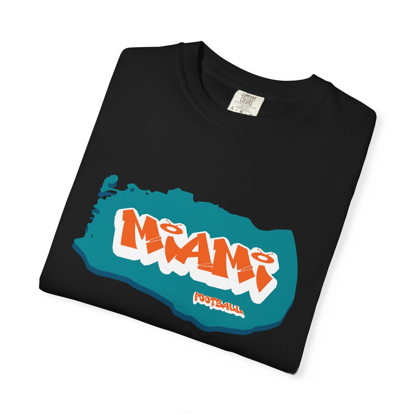 Miami Football Graffiti Tee