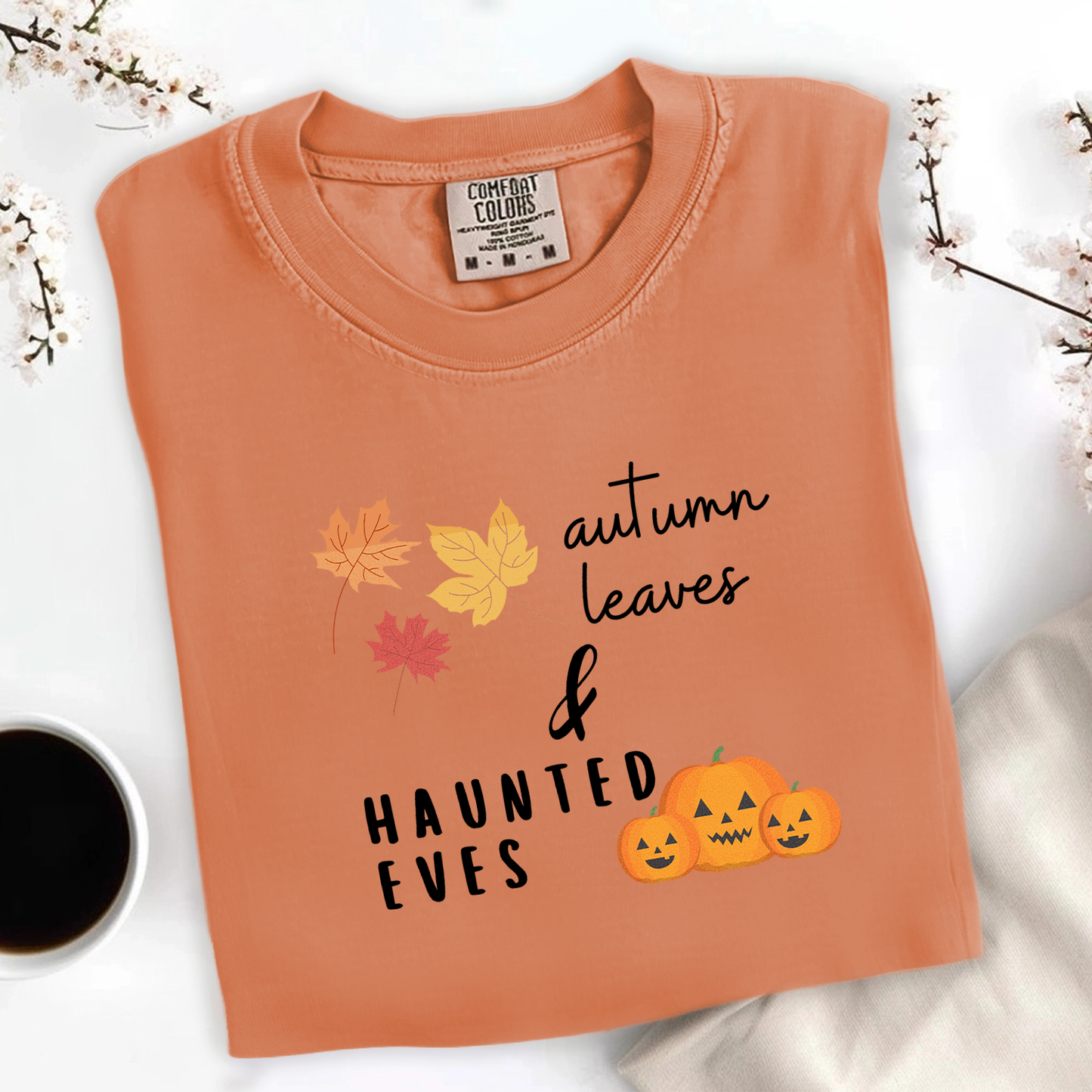Autumn Leaves & Haunted Eves Tee