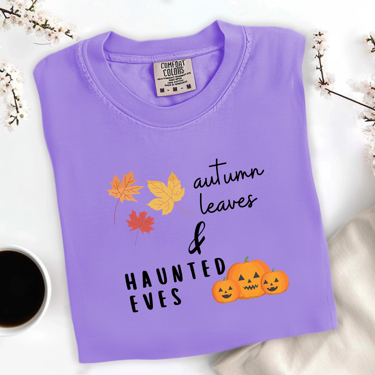 Autumn Leaves & Haunted Eves Tee