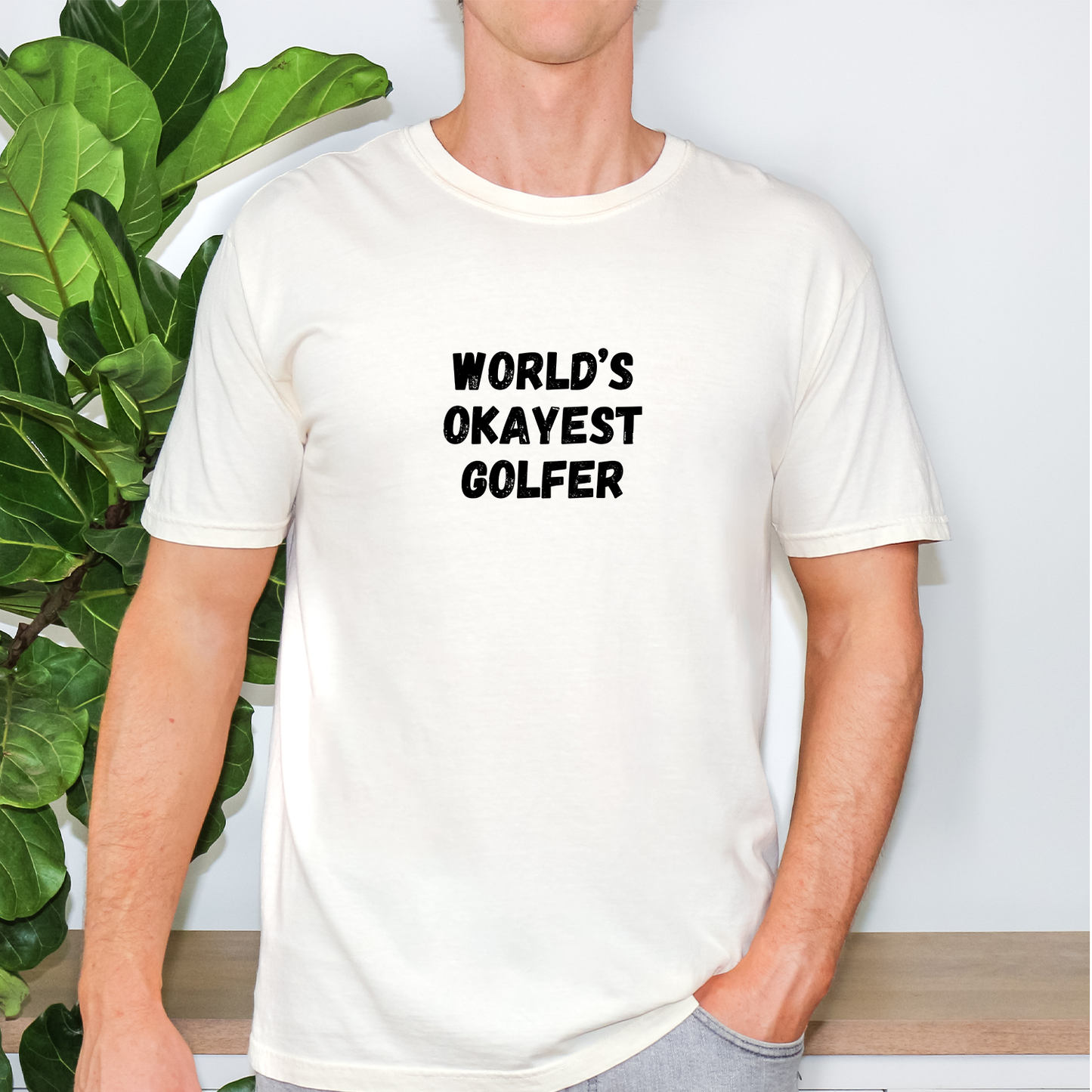 World's Okayest Golfer Tee