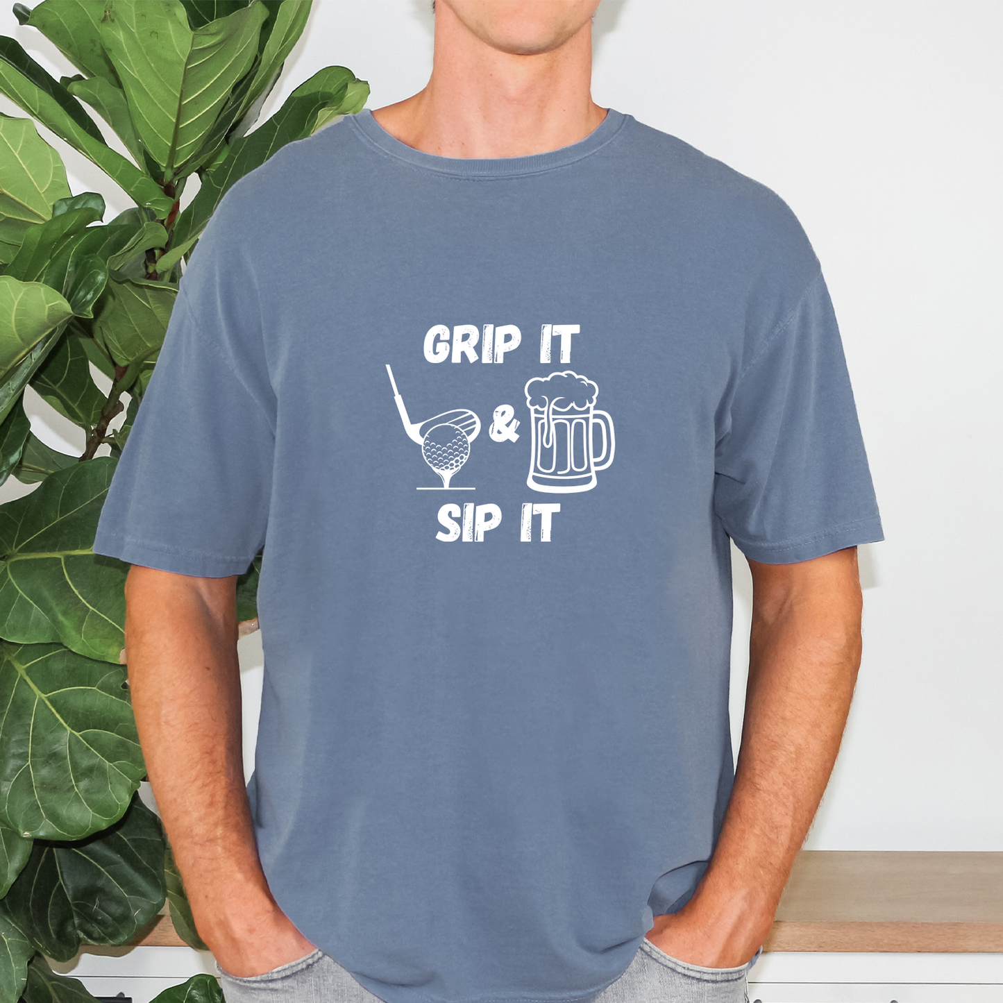 Grip It and Sip It Golf Tee