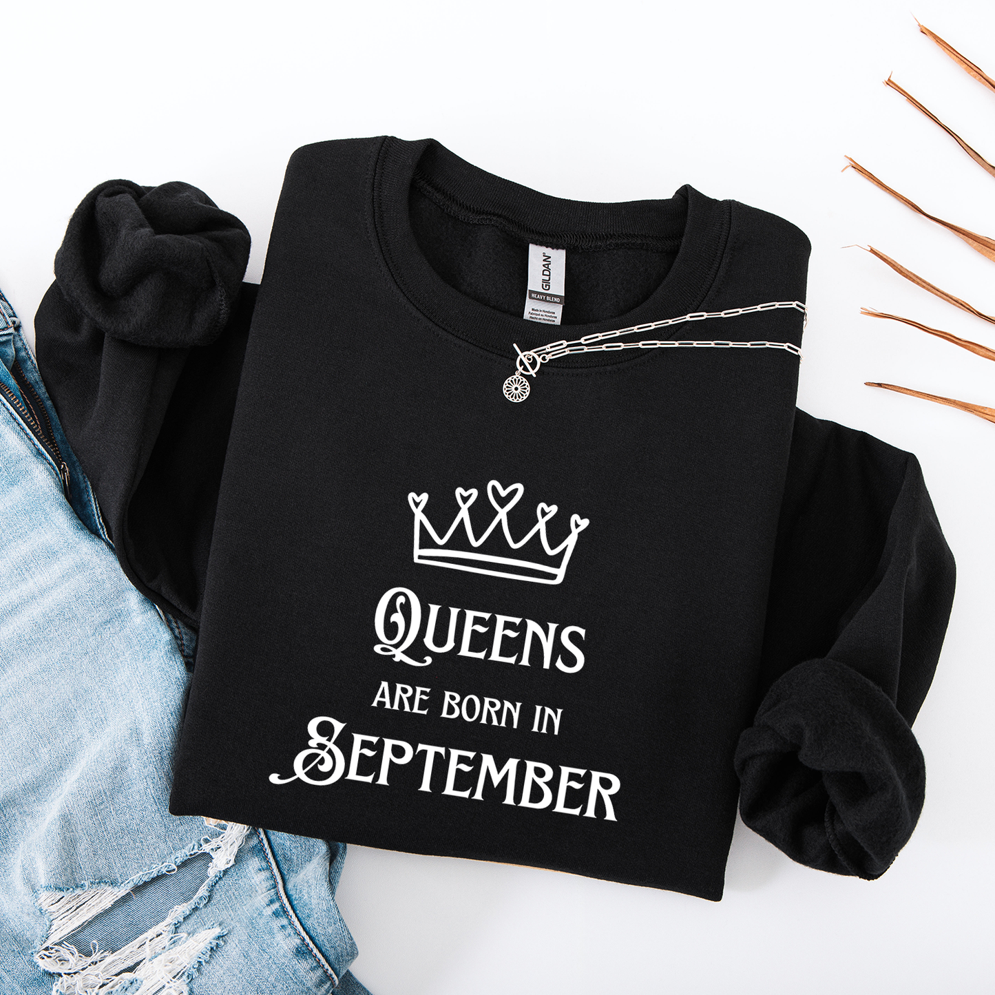 Queens Are Born in September Crewneck
