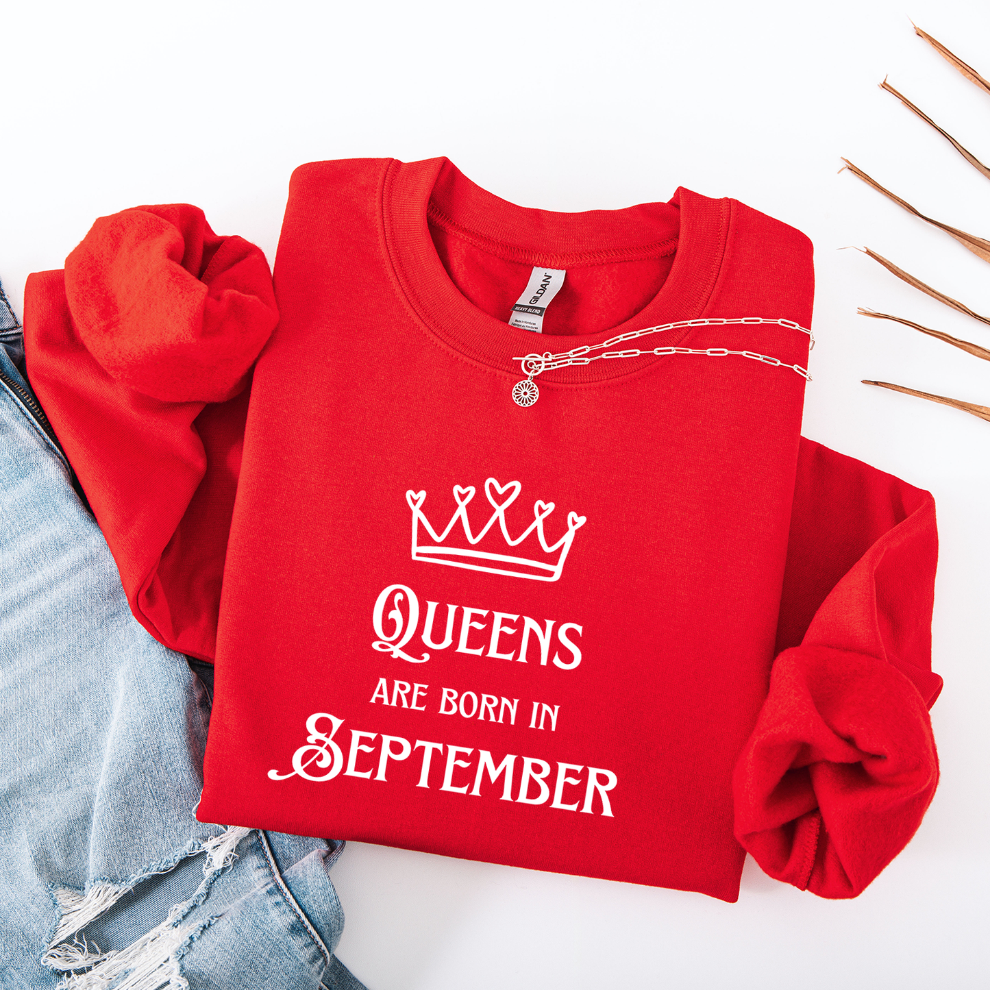 Queens Are Born in September Crewneck