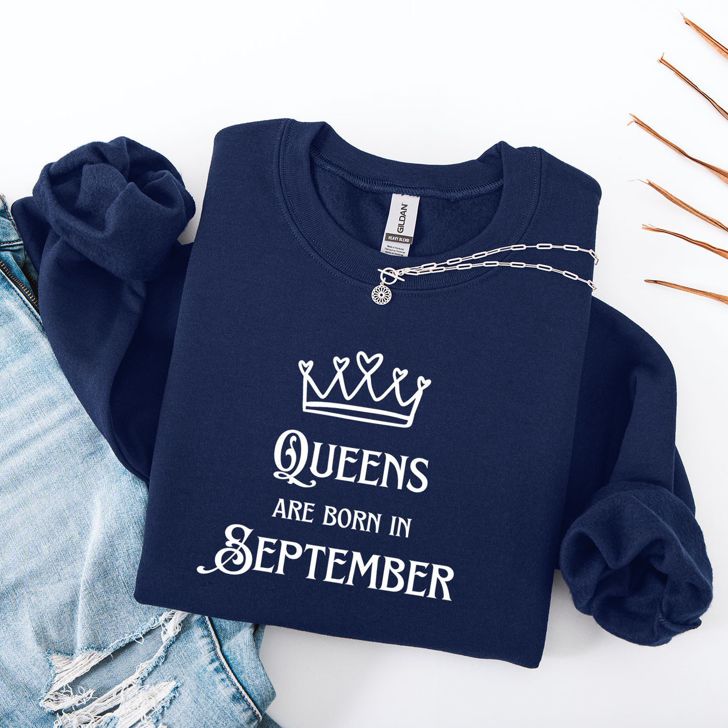 Queens Are Born in September Crewneck