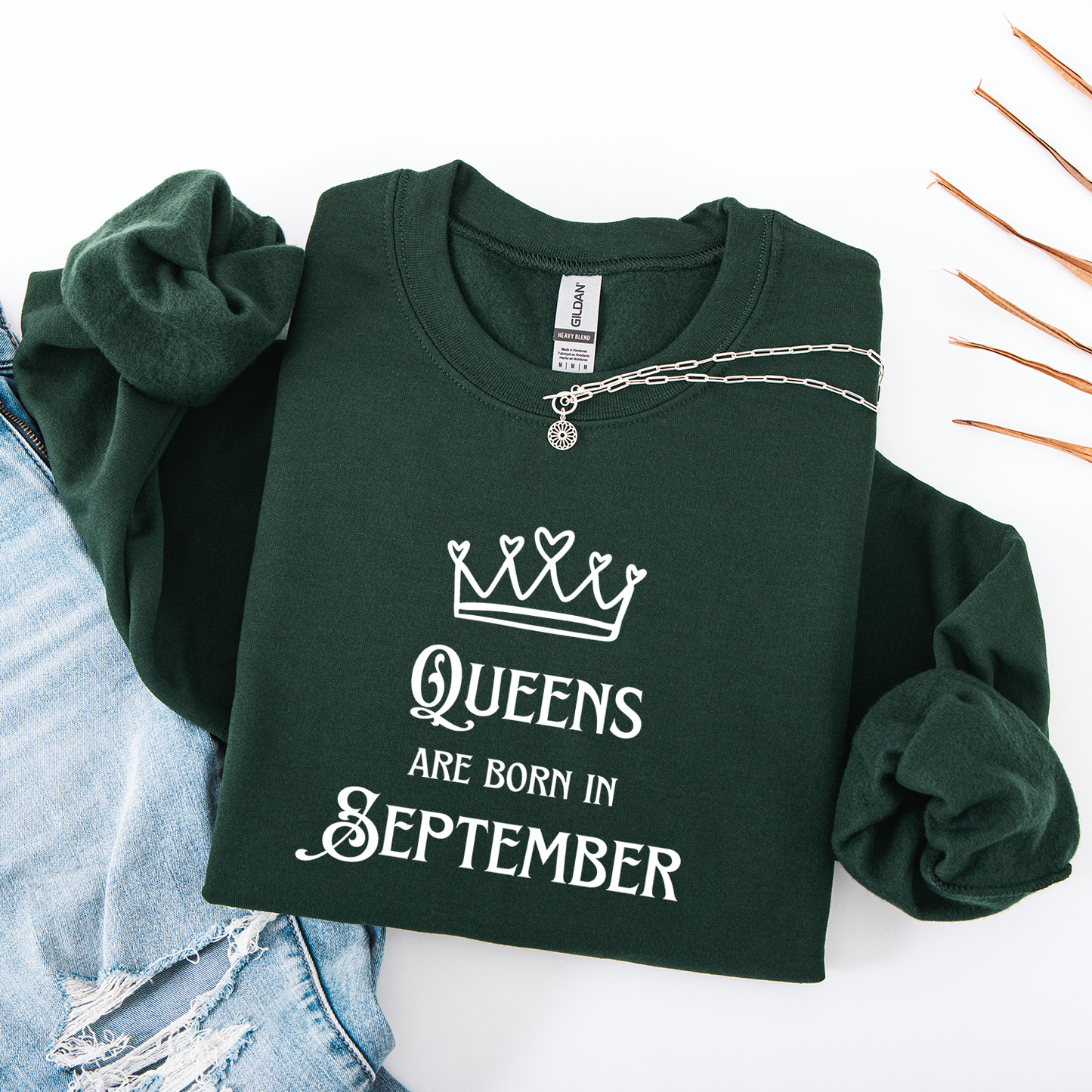 Queens Are Born in September Crewneck