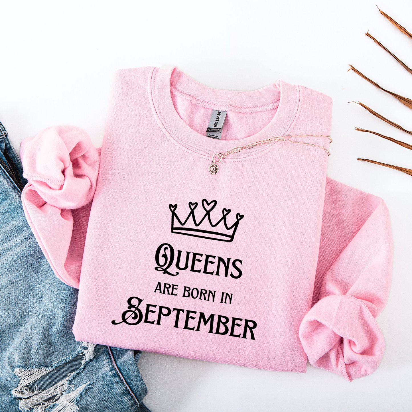 Queens Are Born in September Crewneck
