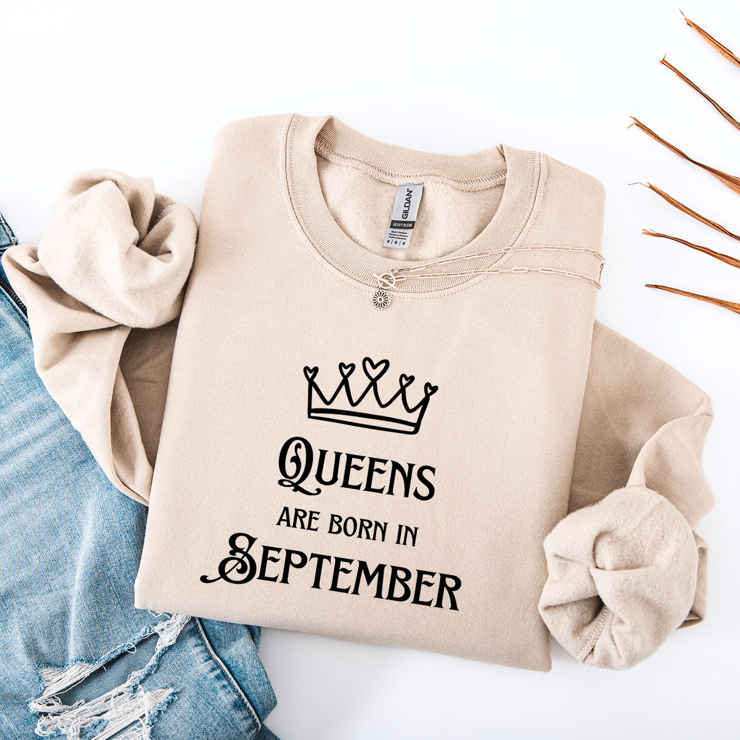 Queens Are Born in September Crewneck