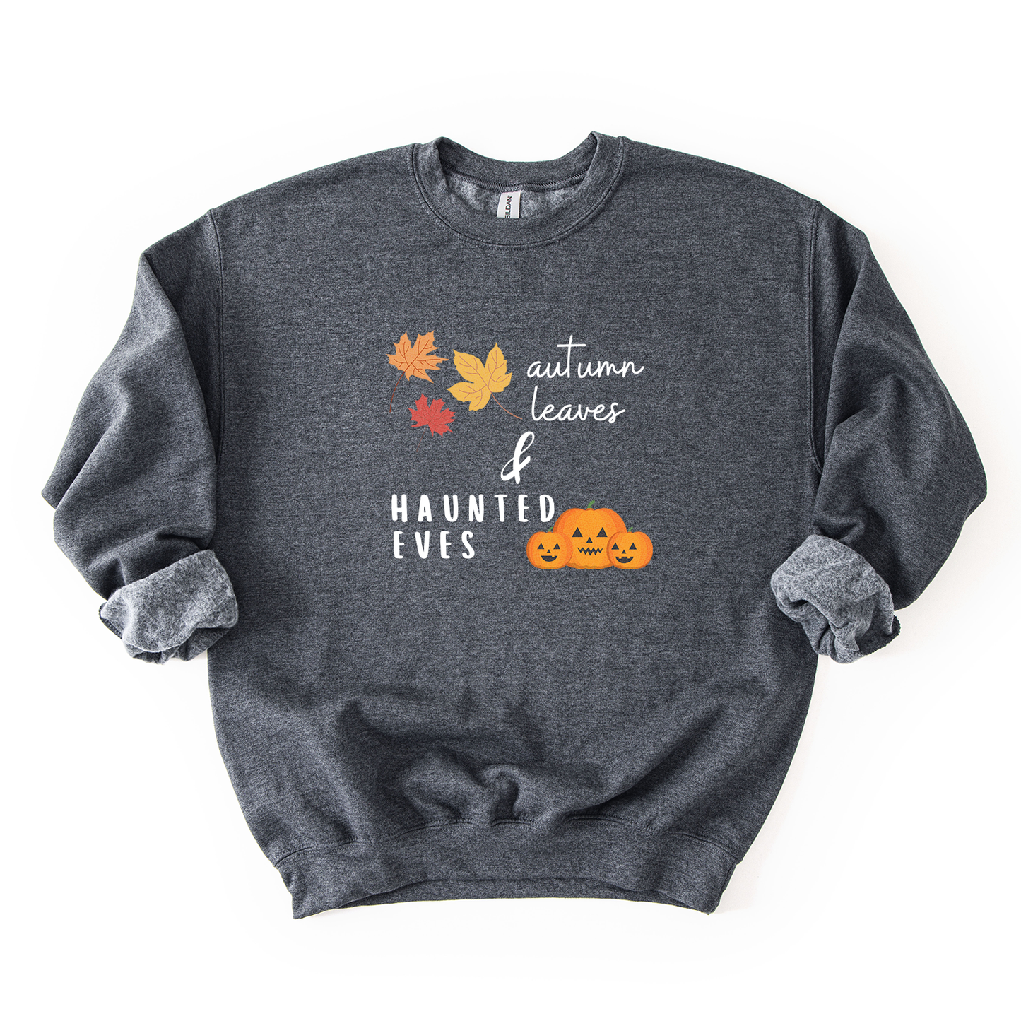 Autumn Leaves & Haunted Eves Crewneck