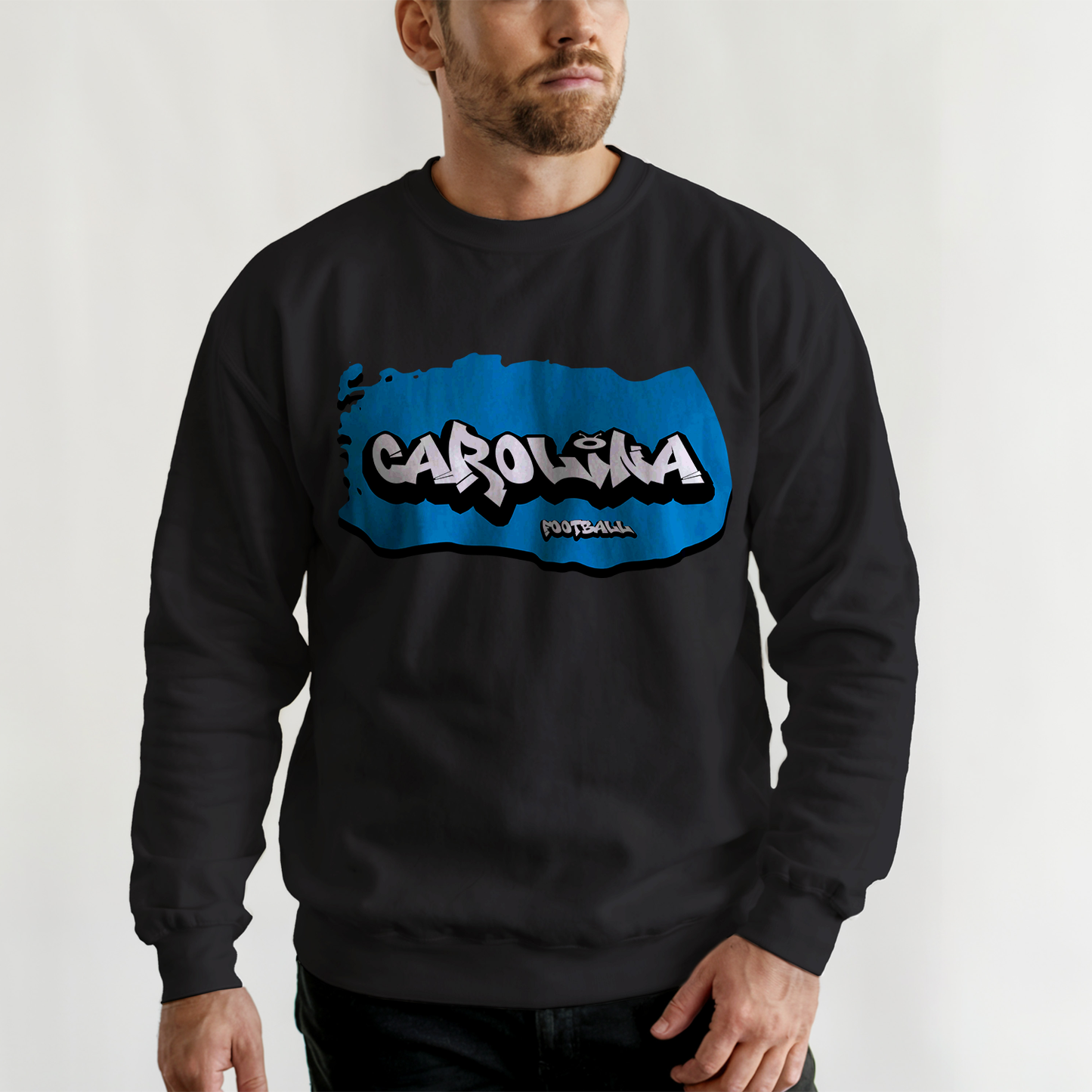 Carolina Football Graffiti Crewneck