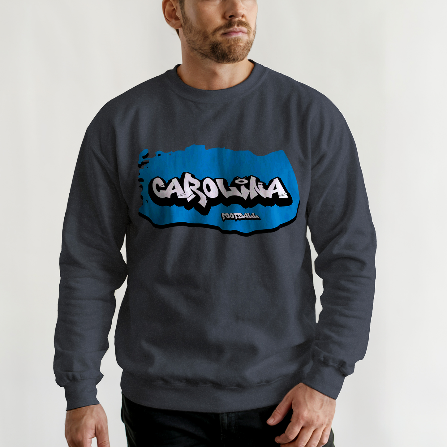 Carolina Football Graffiti Crewneck
