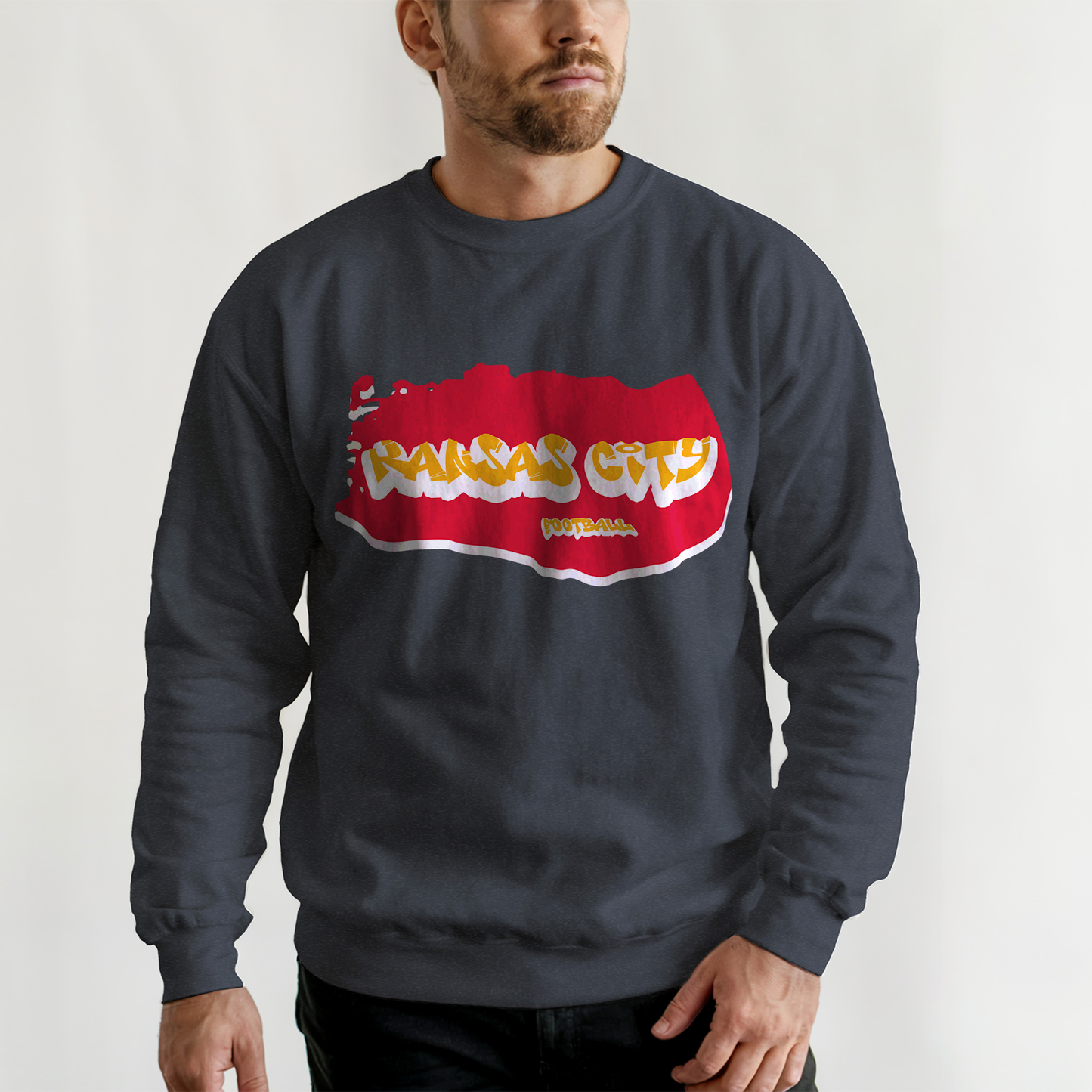 Kansas City Football Graffiti Crewneck
