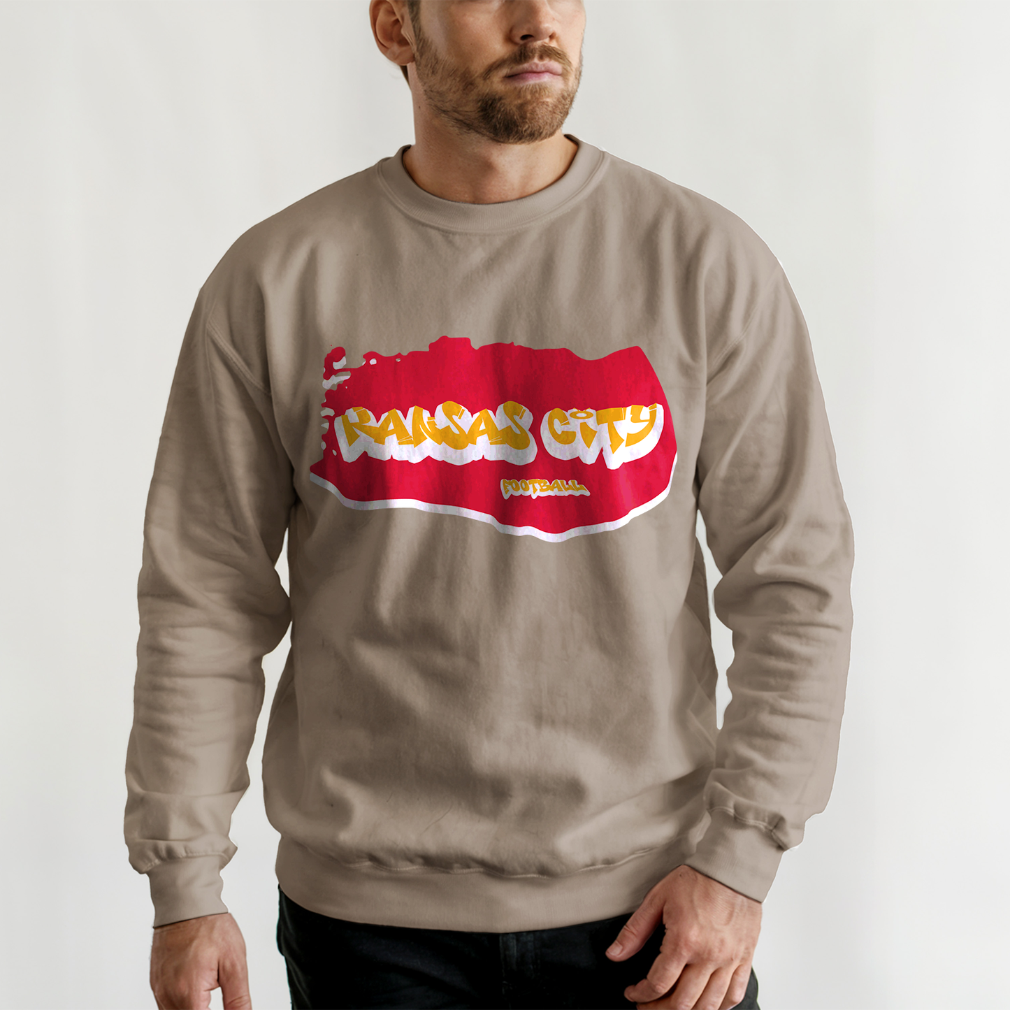 Kansas City Football Graffiti Crewneck