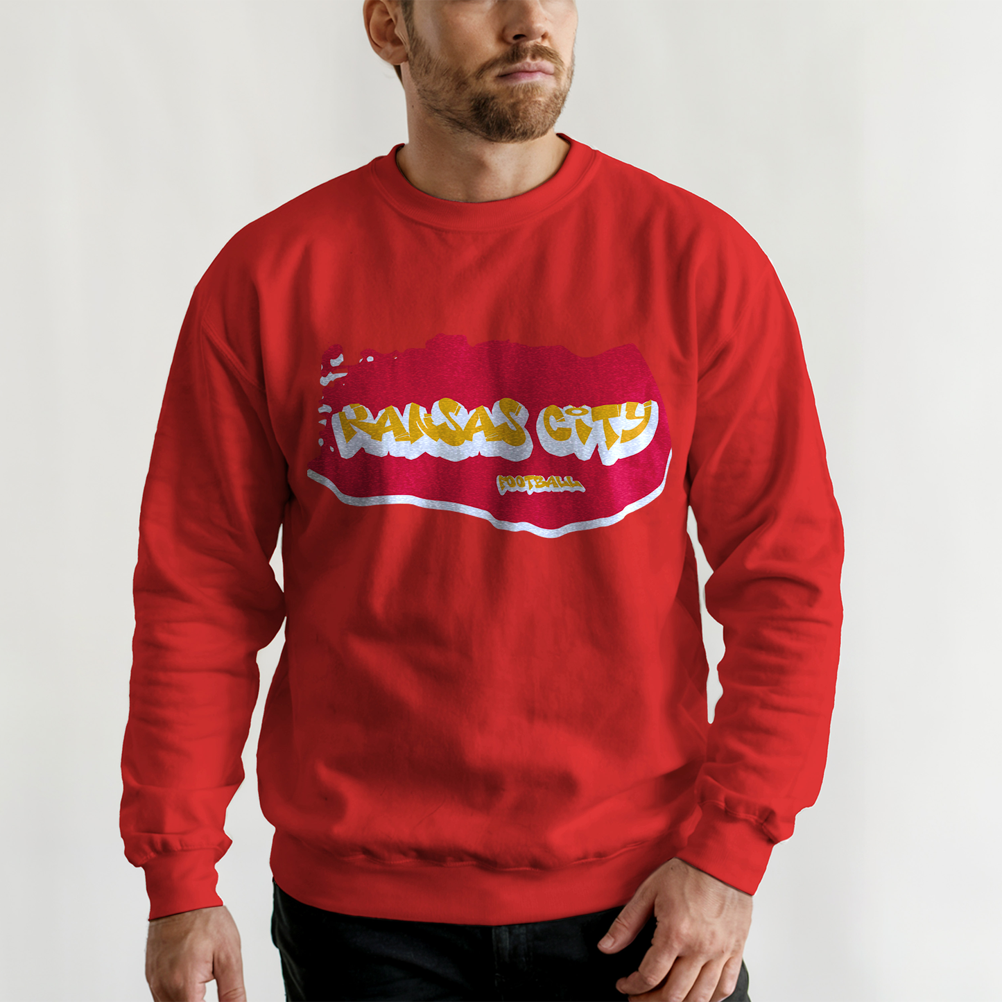 Kansas City Football Graffiti Crewneck