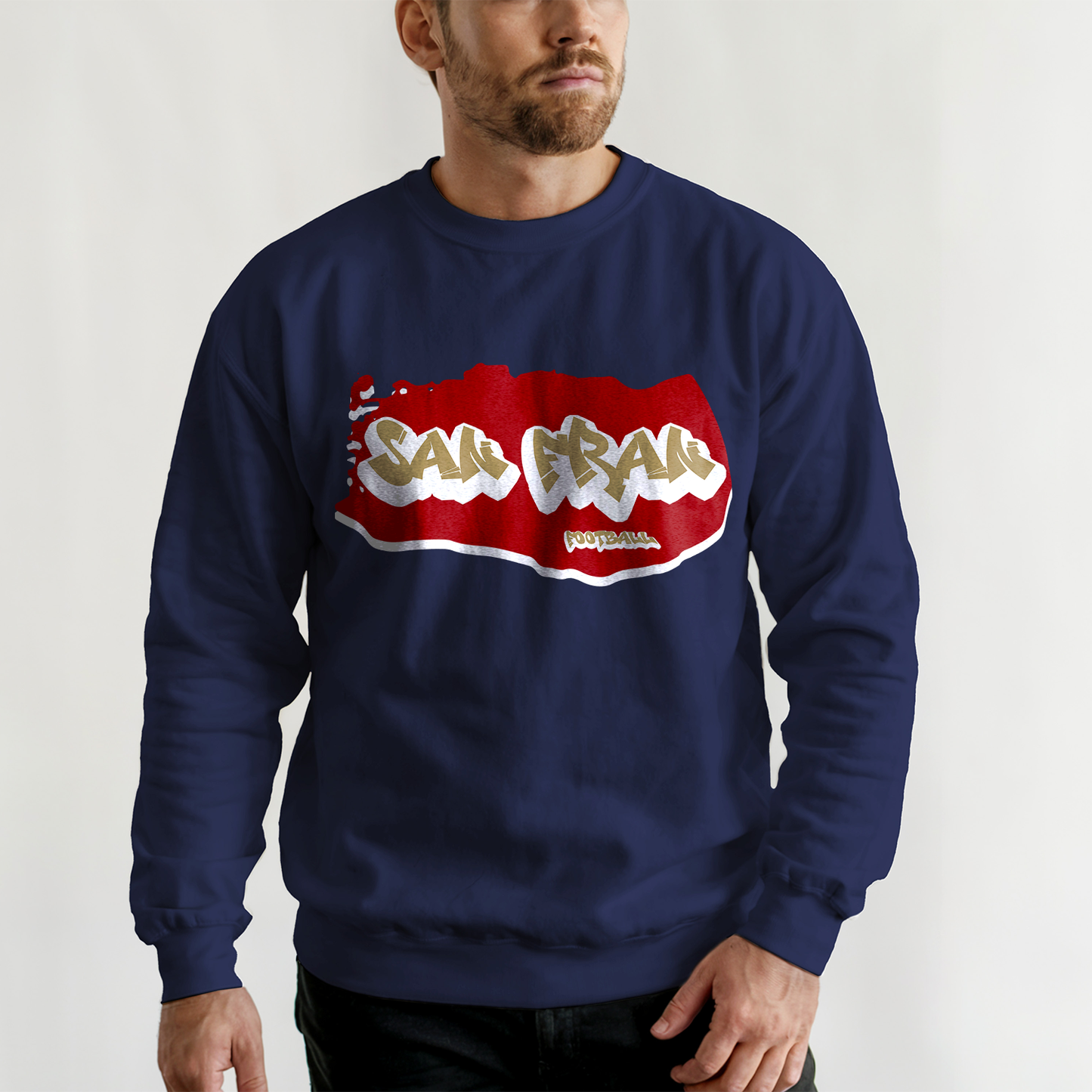 San Francisco Football Graffiti Crewneck