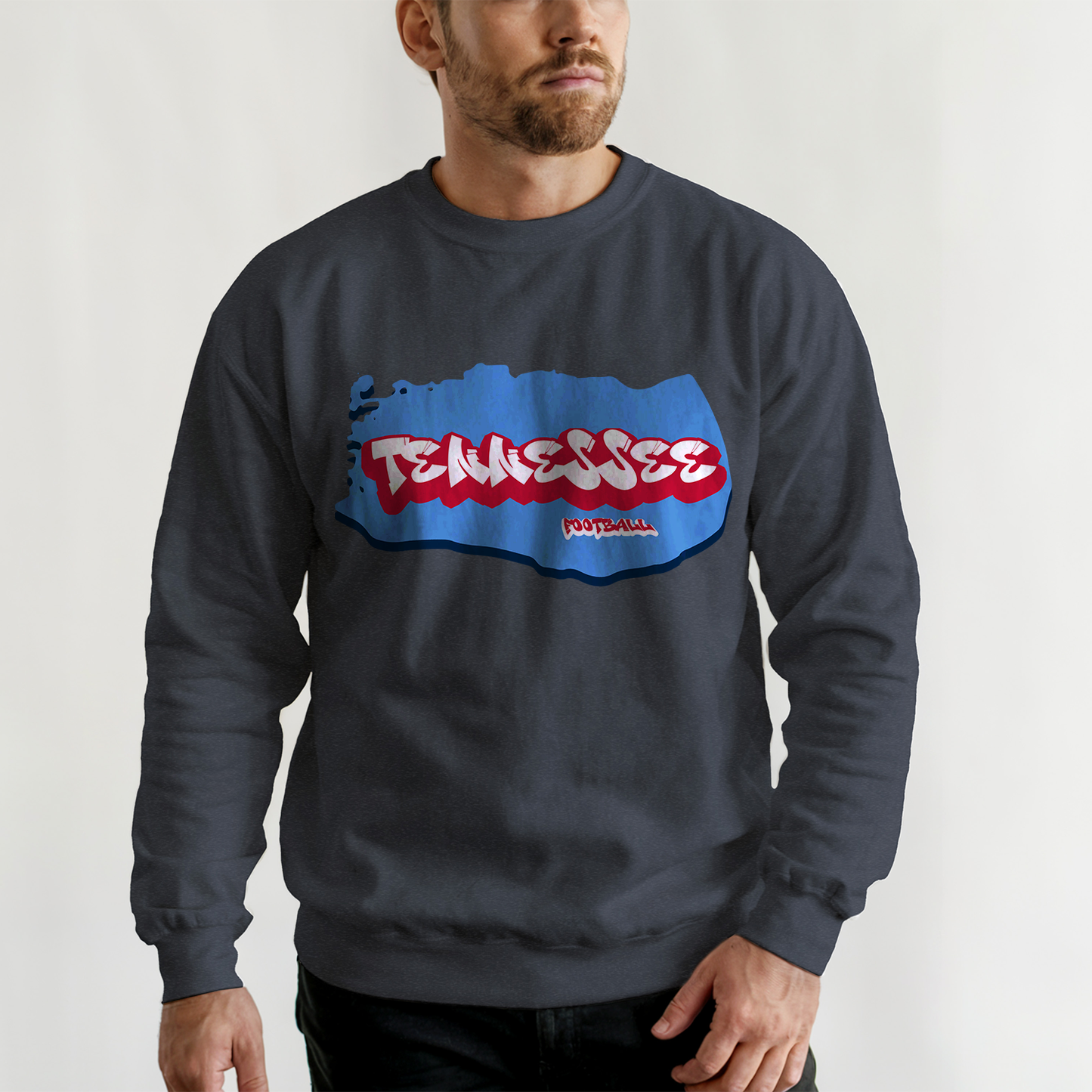 Tennessee Football Graffiti Crewneck