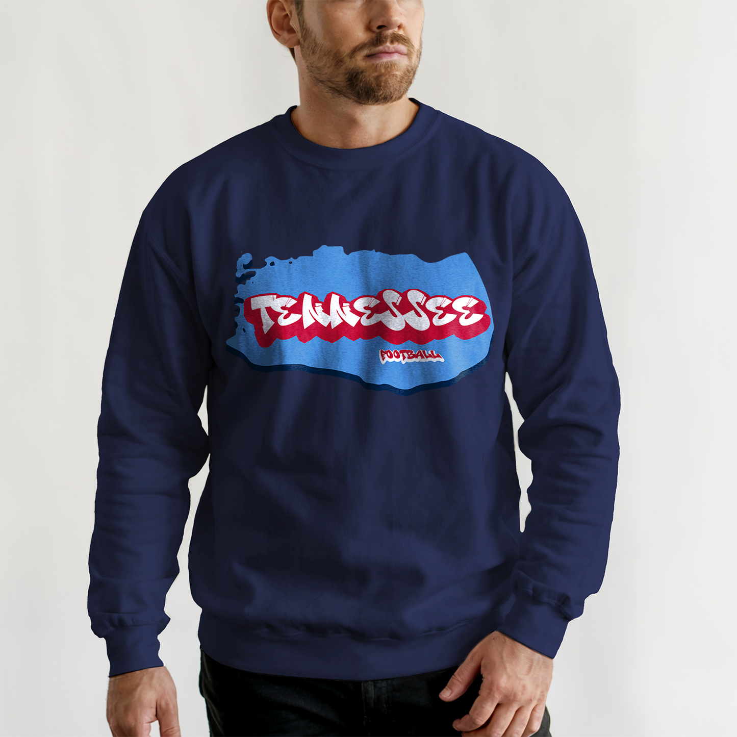 Tennessee Football Graffiti Crewneck