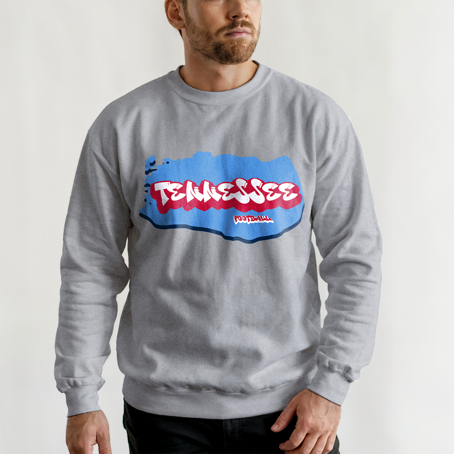 Tennessee Football Graffiti Crewneck