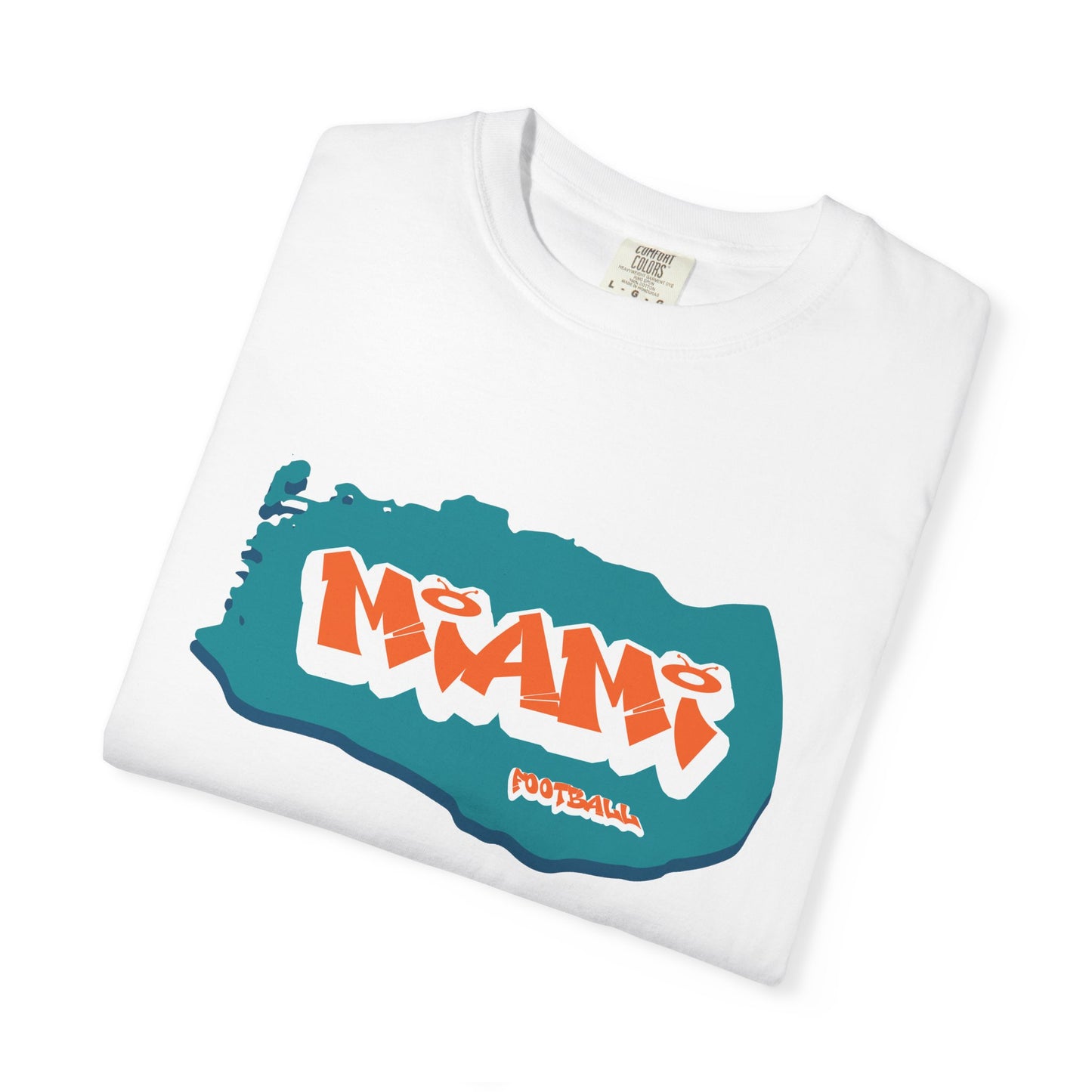 Miami Football Graffiti Tee