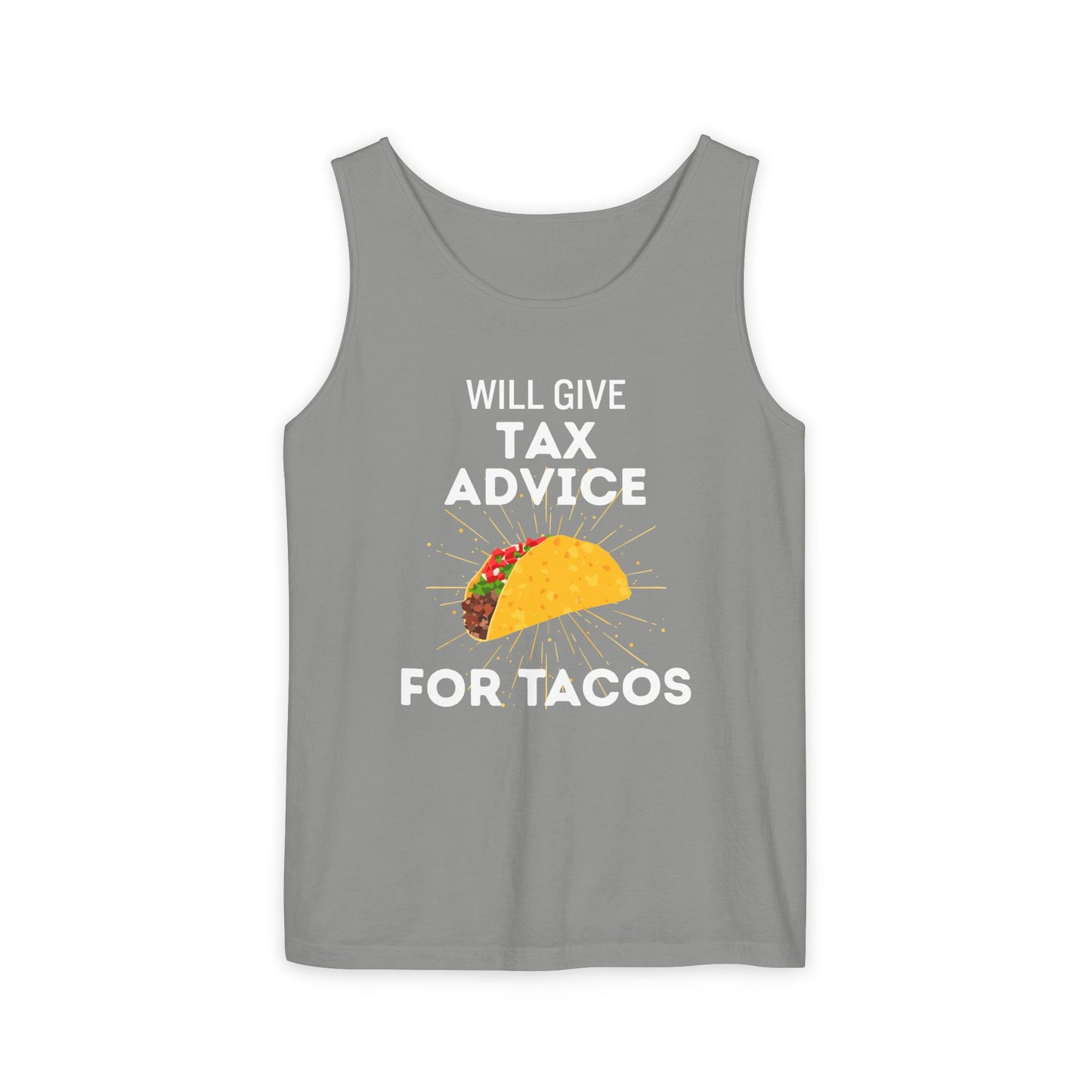 Will Give Tax Advice for Tacos Tank