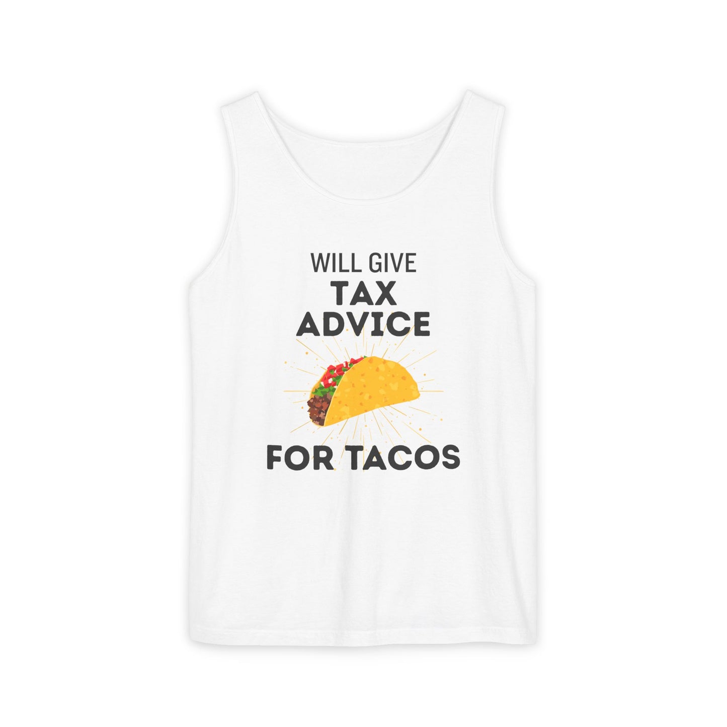 Will Give Tax Advice for Tacos Tank