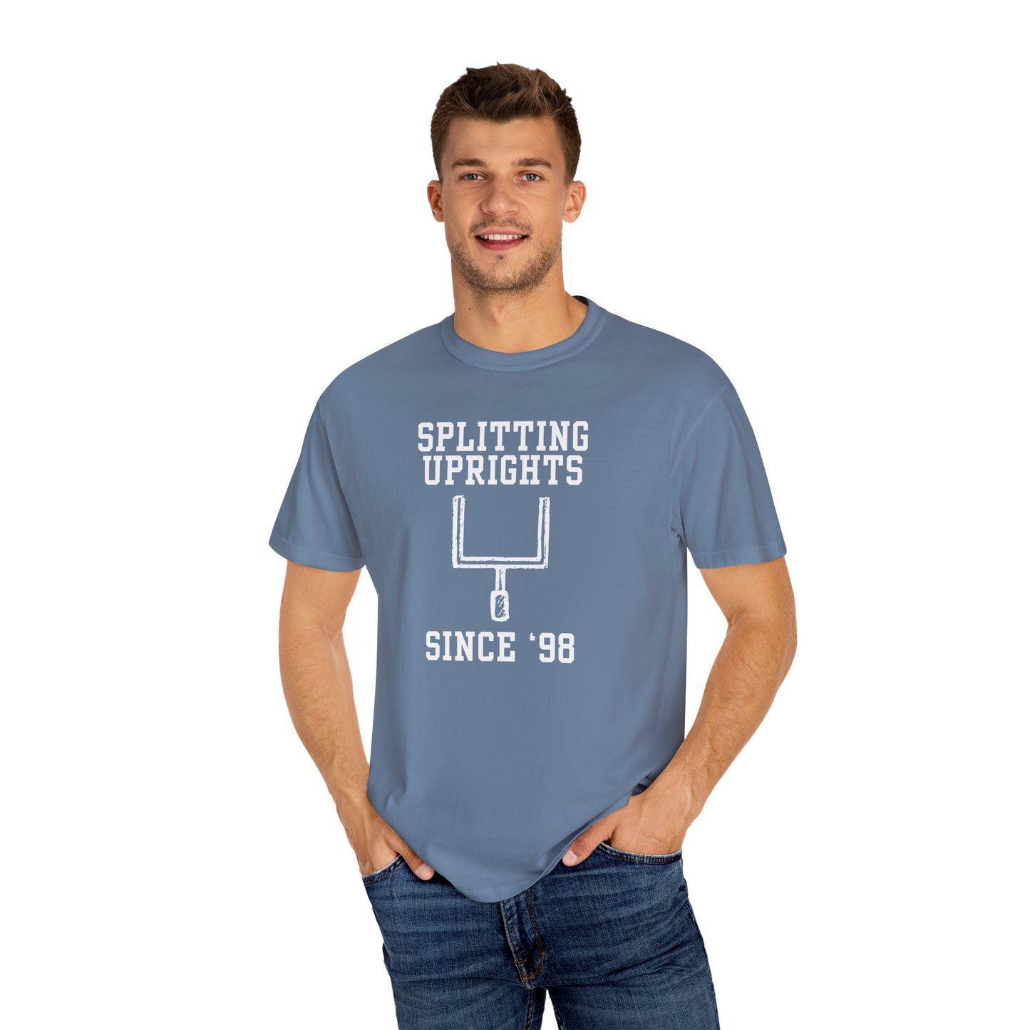 Splitting Uprights Tee