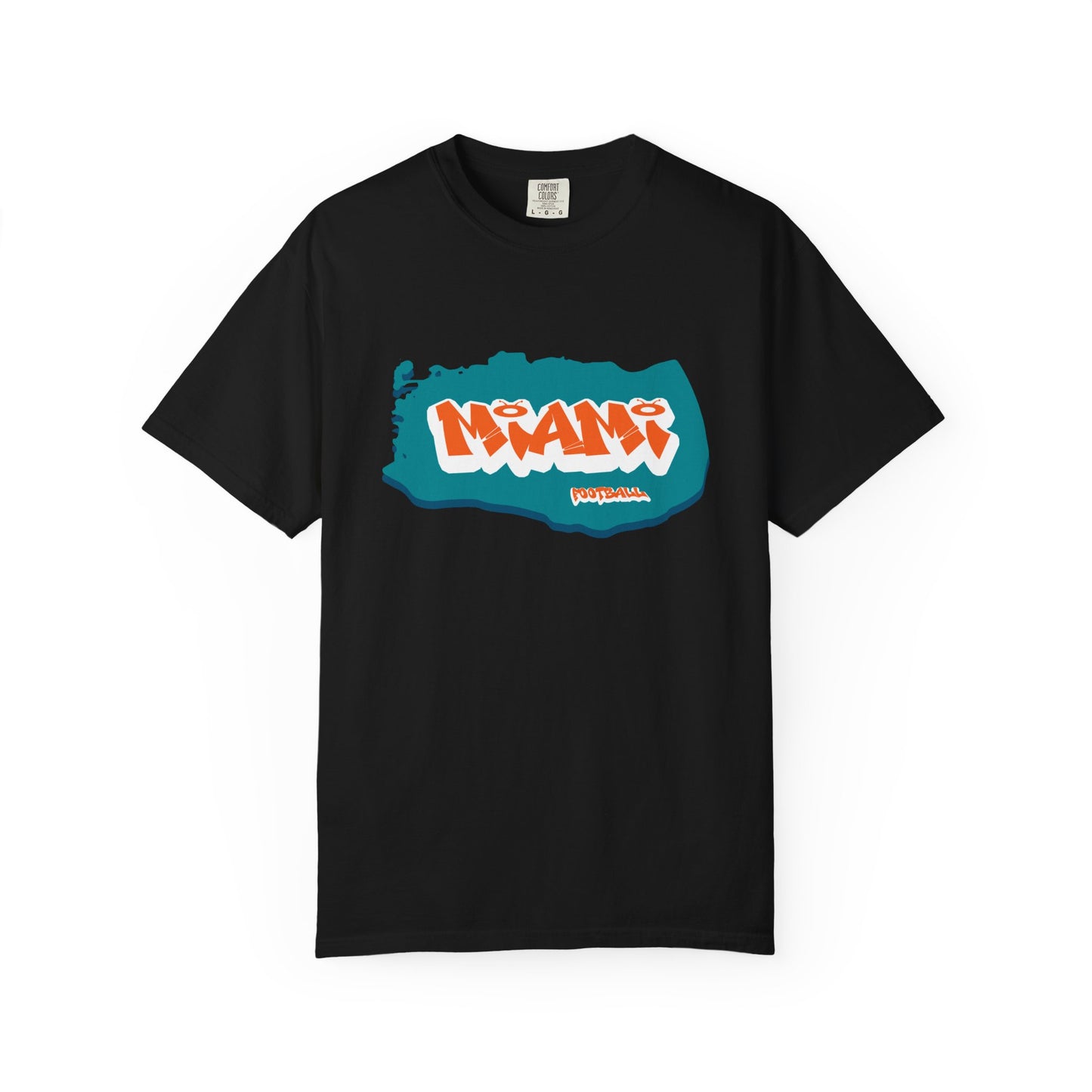 Miami Football Graffiti Tee