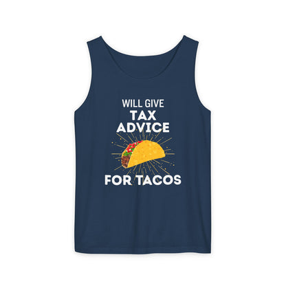 Will Give Tax Advice for Tacos Tank