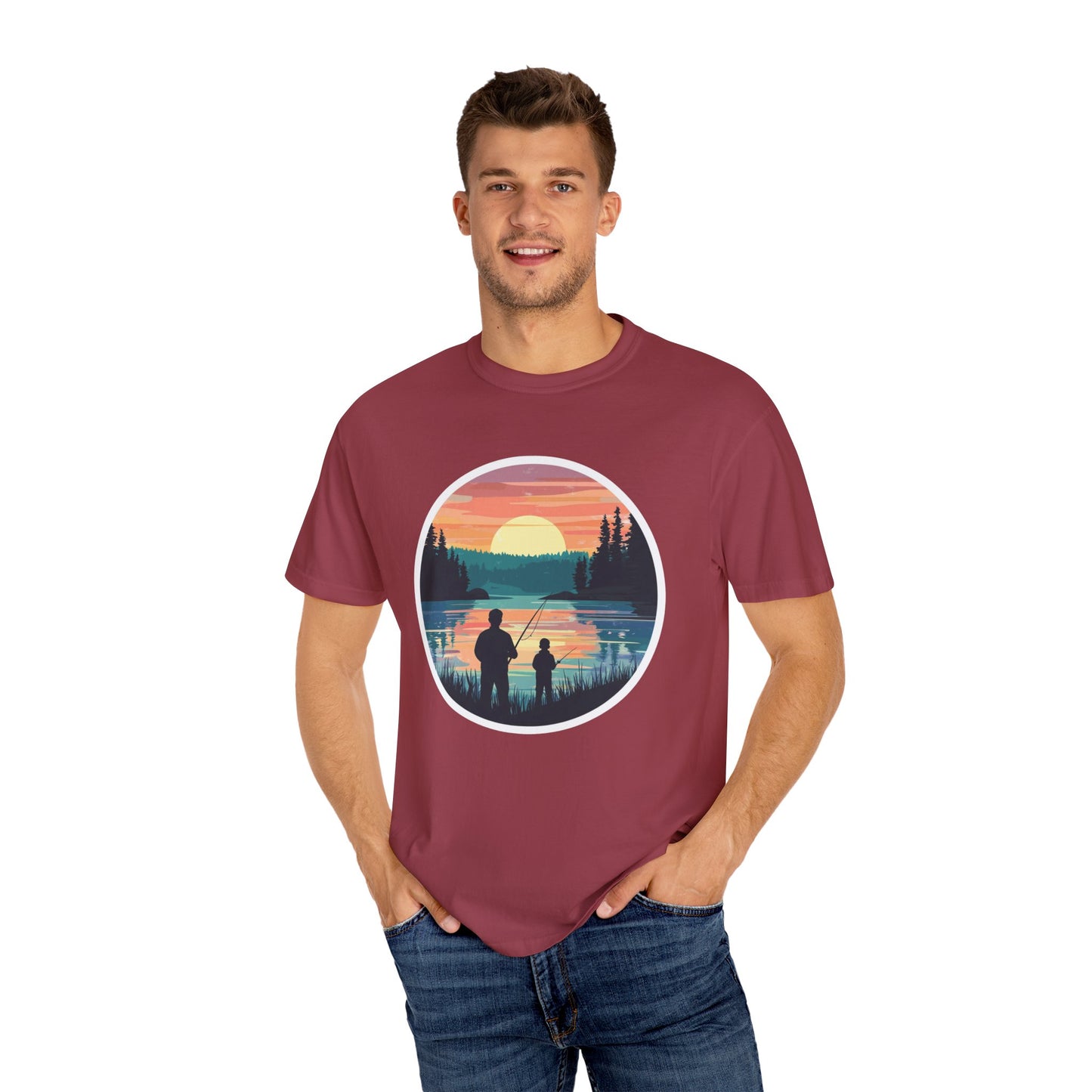 Father, Son, & Fishing Tee