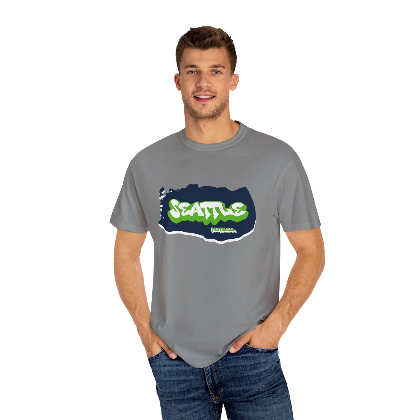 Seattle Football Graffiti Tee