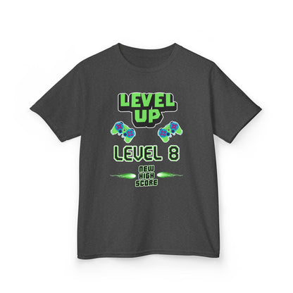 Level Up Birthday Tee | Gamer Birthday Shirt - Level 8