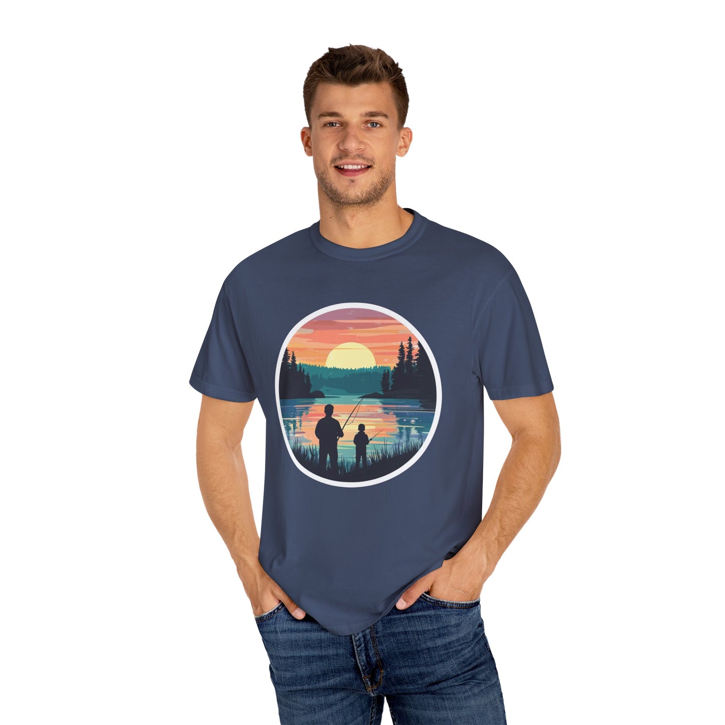 Father, Son, & Fishing Tee