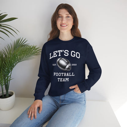 Let’s Go Football Team Crewneck