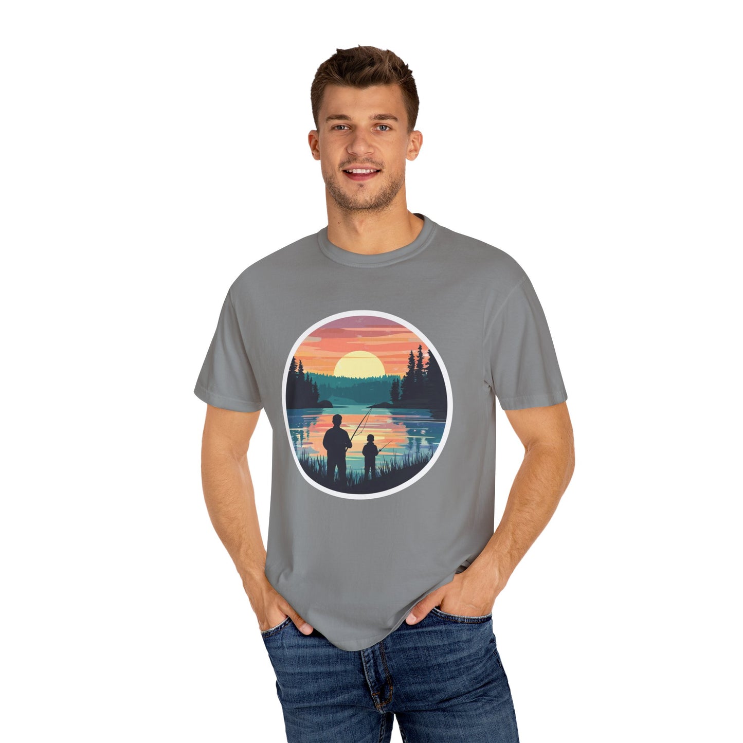 Father, Son, & Fishing Tee