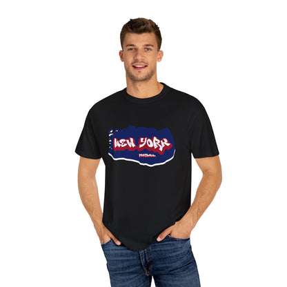 New York Football Graffiti Tee - Style 1