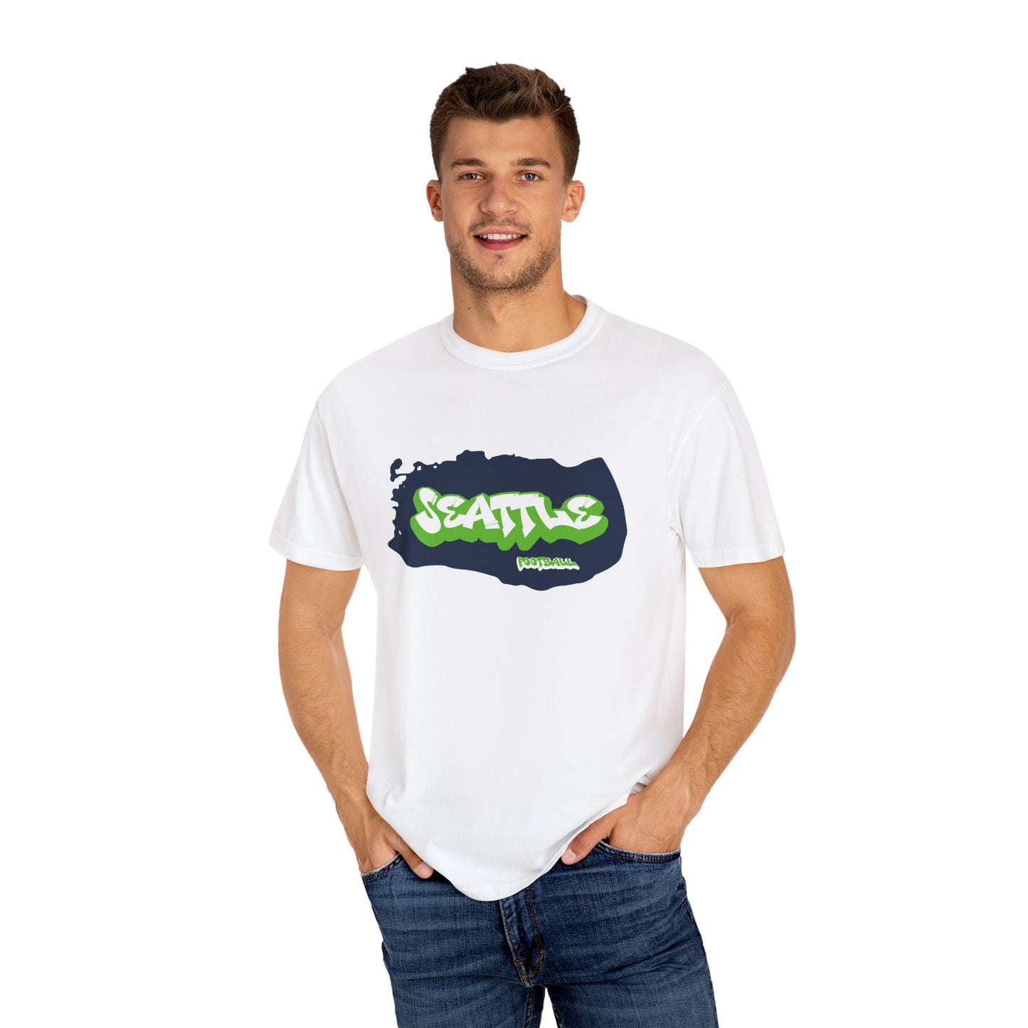 Seattle Football Graffiti Tee
