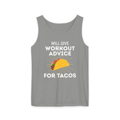 Will Give Workout Advice for Tacos Tank