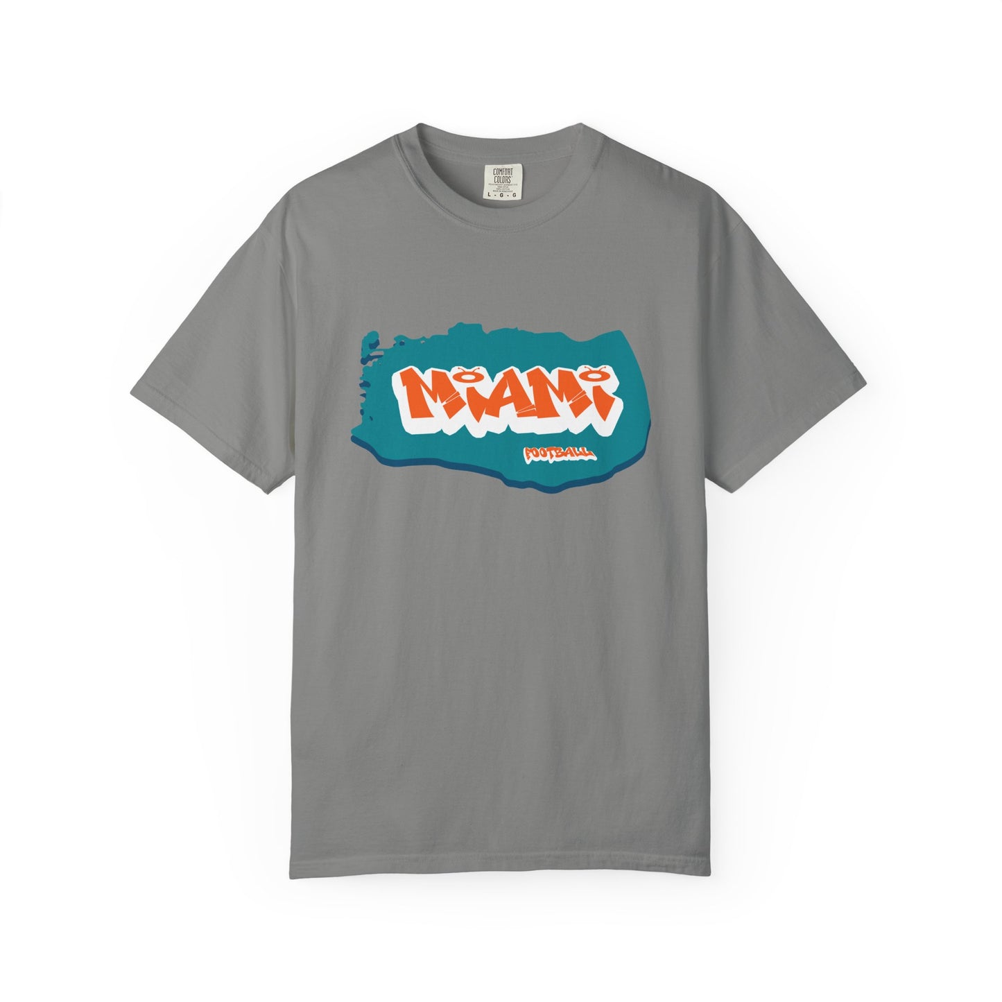 Miami Football Graffiti Tee
