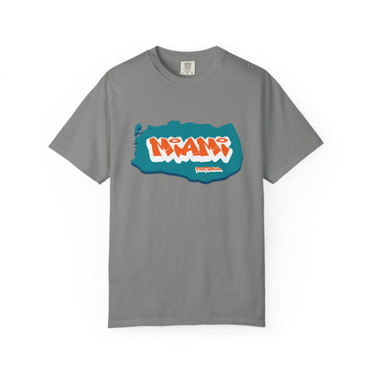 Miami Football Graffiti Tee
