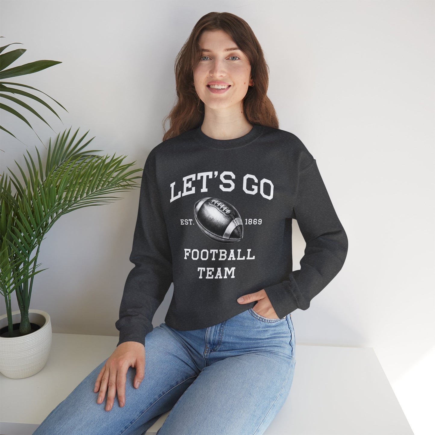 Let’s Go Football Team Crewneck