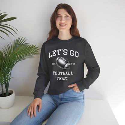 Let’s Go Football Team Crewneck