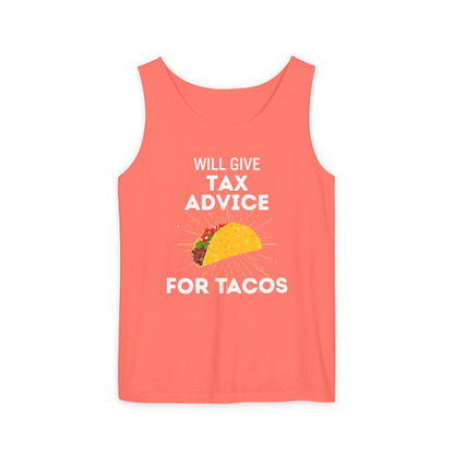 Will Give Tax Advice for Tacos Tank