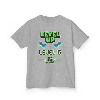 Level Up Birthday Tee | Gamer Birthday Shirt - Level 5