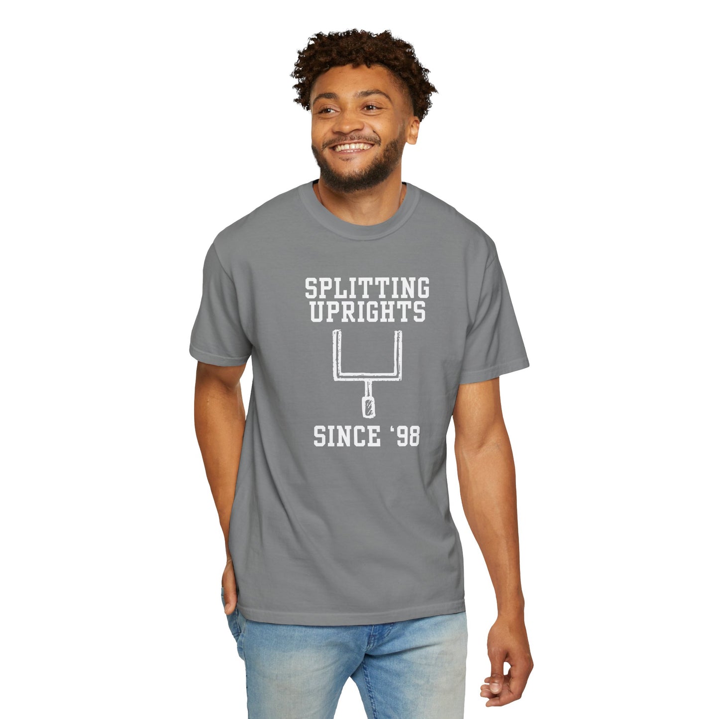 Splitting Uprights Tee