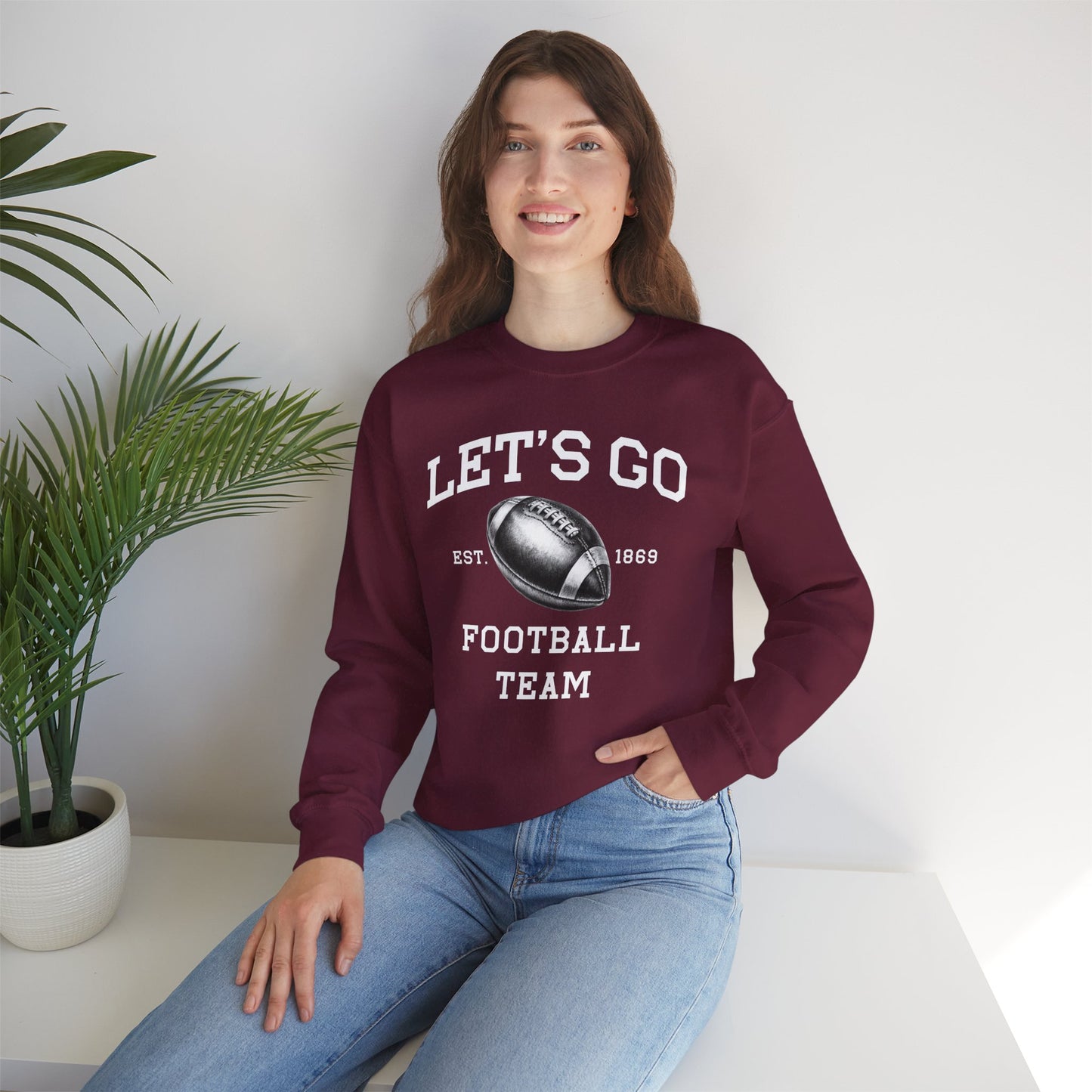 Let’s Go Football Team Crewneck