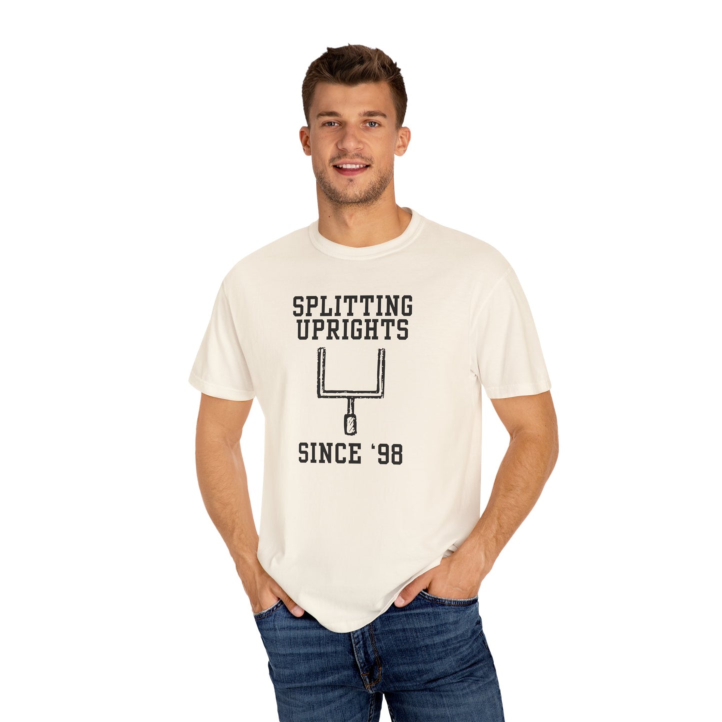 Splitting Uprights Tee