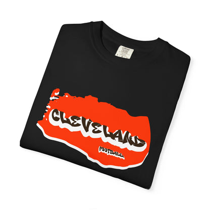 Cleveland Football Graffiti Tee
