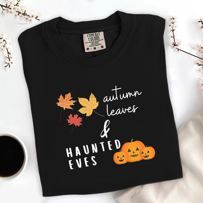 Autumn Leaves & Haunted Eves Tee