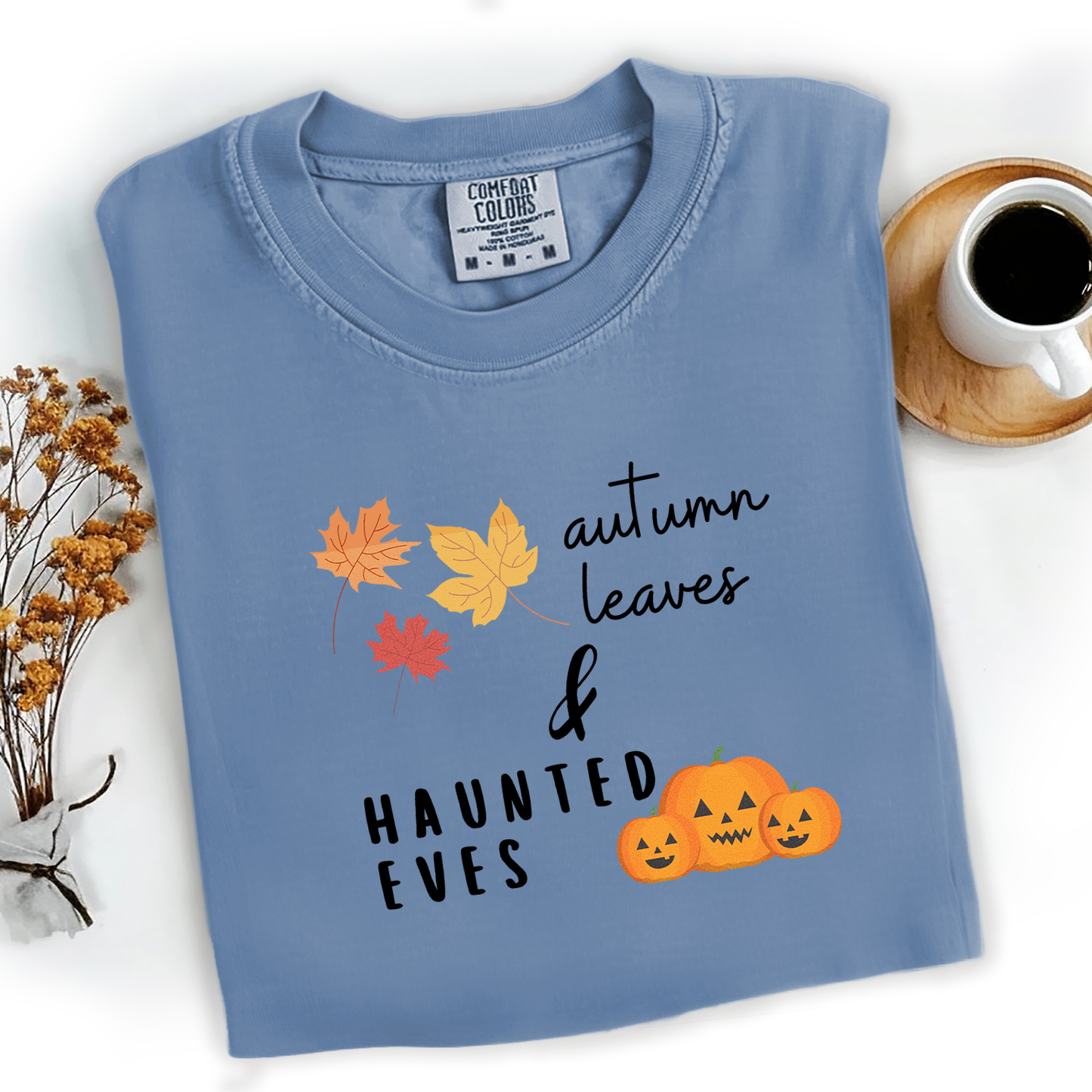 Autumn Leaves & Haunted Eves Tee