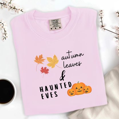 Autumn Leaves & Haunted Eves Tee