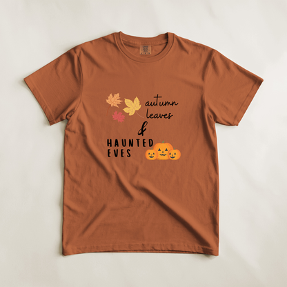 Autumn Leaves & Haunted Eves Tee